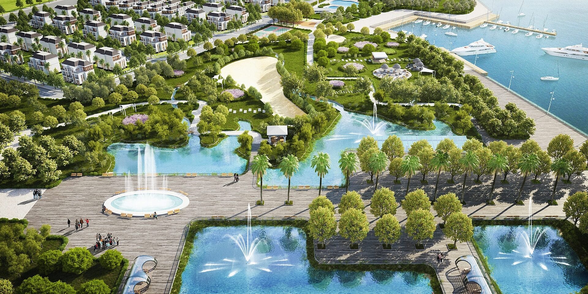 Thiết kế dự án 8 Không gian xanh tại Vinhomes Làng Vân